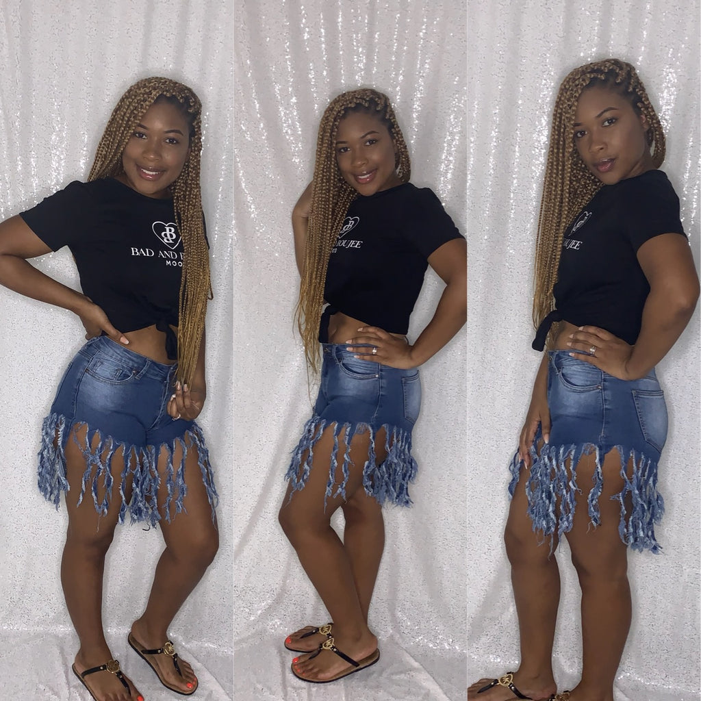 FRINGE SHORTS
